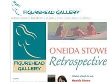 Tablet Screenshot of figureheadgallery.com